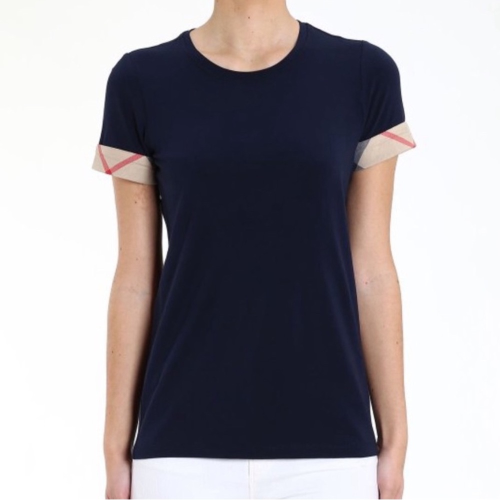 Burberry Brit Check Cotton T-shirt XS